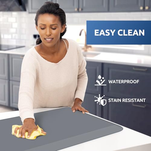 Kitchen Mat Cushioned Anti Fatigue Kitchen Rug Non Slip Standing Mat Comfort Floor Mats for Sink Office