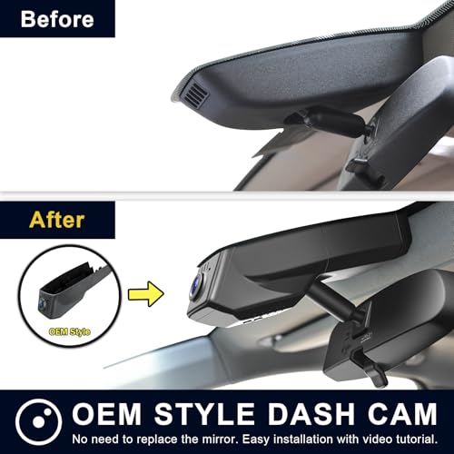 4K Dash Cam Custom fit for GMC Yukon