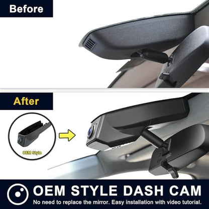 4K Dash Cam Custom fit for GMC Yukon