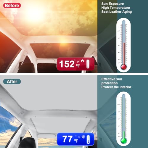 Roof Sunshades for Tesla Model 3 2026 (12 Count)