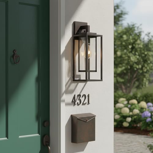 18" Outdoor Wall Light Fixtures Waterproofed Exterior Lantern W (2 Count)