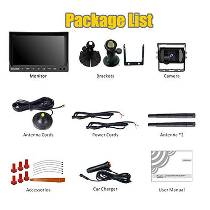Wireless Backup camere System for Truck