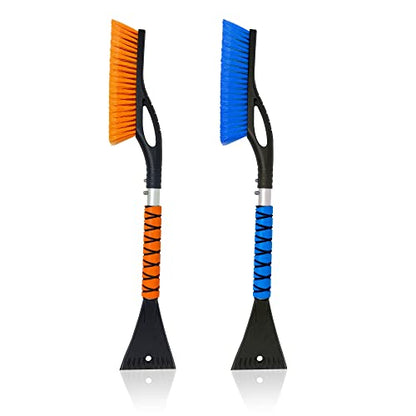 27" Car Snow Brush and Ice Scrapers for Car Windshield 2 Pack