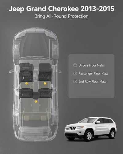 Floor Mats Compatible for Jeep Grand Cherokee 2013