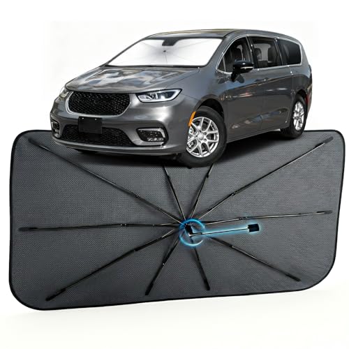Car Windshield Sun Shade Umbrella for Chrysler Pacifica 2017