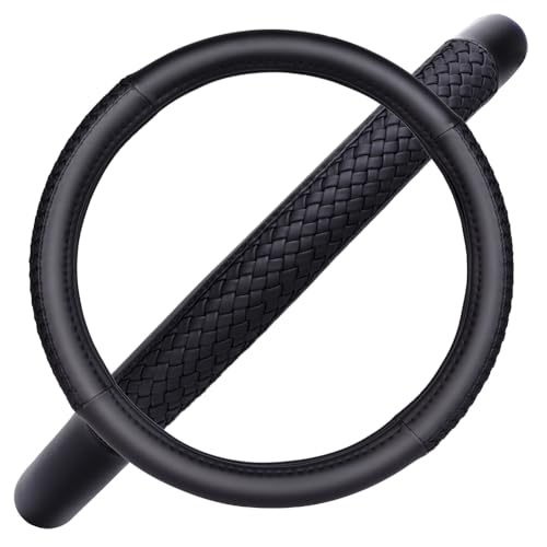 car Steering Wheel Cover Faux Leather Massage Universal fit 3D Honeycomb Hole Anti