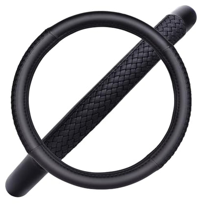 car Steering Wheel Cover Faux Leather Massage Universal fit 3D Honeycomb Hole Anti