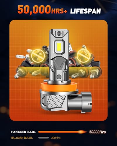 Upgraded H11 Light Bulbs (2 Count)