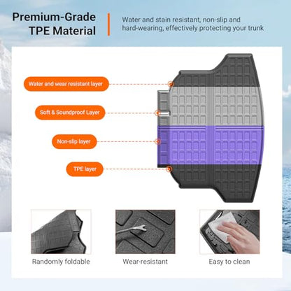 Cargo Mat Trunk Mat Compatible with 2012