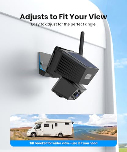 Wireless Backup Camera Solar Magnetic