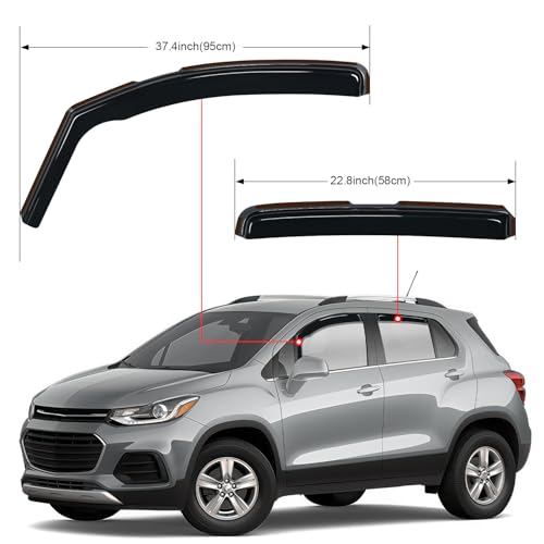 in Channel Rain Guards for Chevy Trax 2015