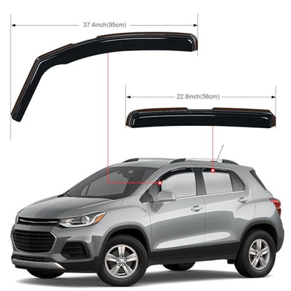 in Channel Rain Guards for Chevy Trax 2015