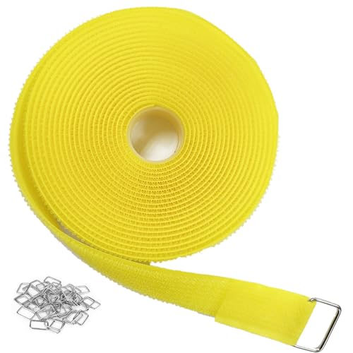 1"x16ft Hook and Loop Straps with 25 Metal Buckles