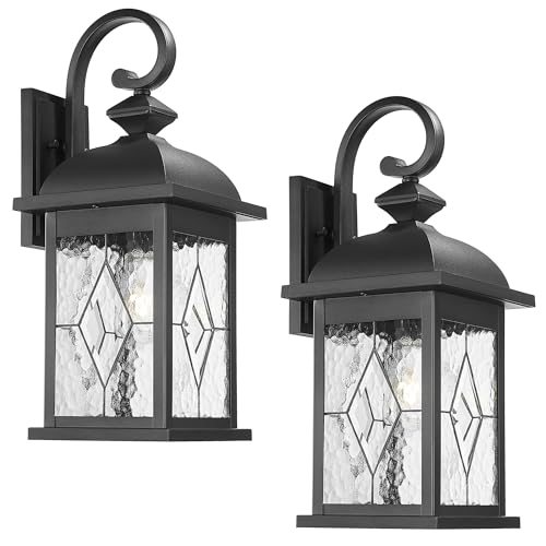 2 Pack Large Outdoor Wall Sconce (2 Count)