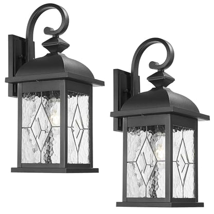 2 Pack Large Outdoor Wall Sconce (2 Count)