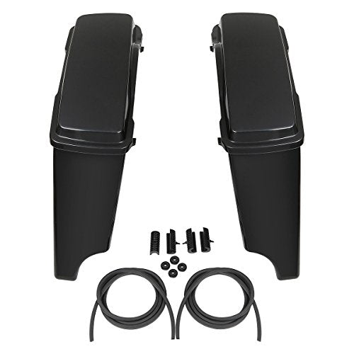 Motorcycle 5" Stretched Saddlebags Fit For Harley Touring 1993