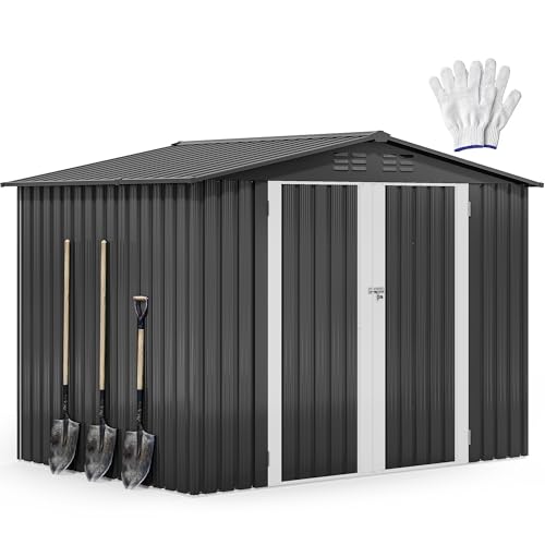7'x5' Large Metal Outdoor Storage Shed