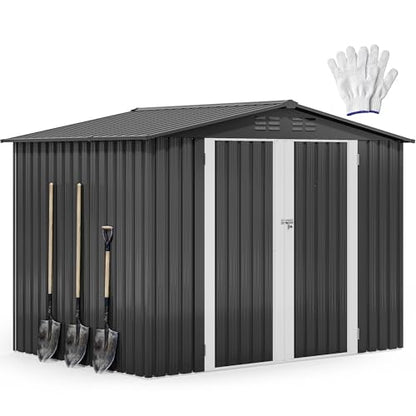 7x5ft Metal Outdoor Storage Shed