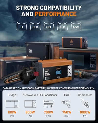 Pure Sine Wave Inverter 3000W