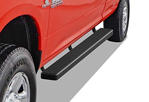 Running Boards 6in Black Compatible with Ram 1500 2009