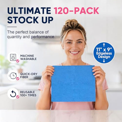 Microfiber Cleaning Cloth 150 Pack (150 Count)