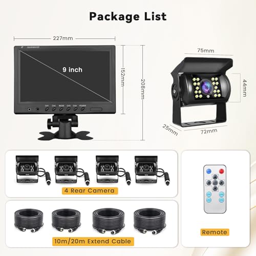 Backup Camera with Monitor Kit