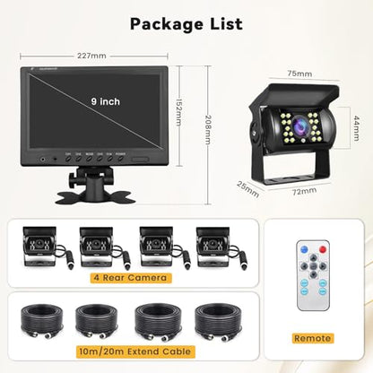 Backup Camera with Monitor Kit
