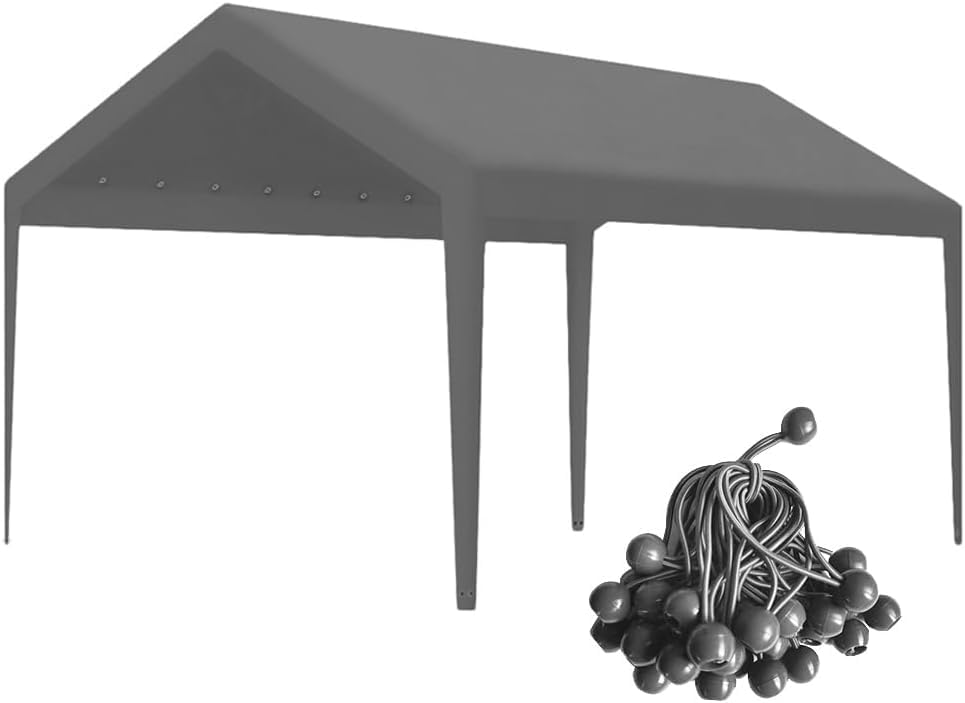 10 x 20 FT Carport Replacement Cover (192 Ounce)