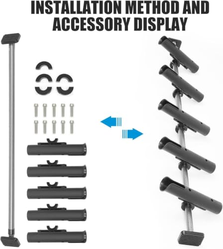 Inshore Rod Holder for Truck Bed (5 Count)