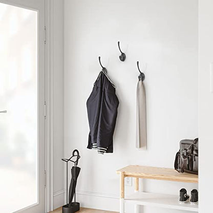 Heavy Duty Metal Coat Hooks for Wall (10 Count)