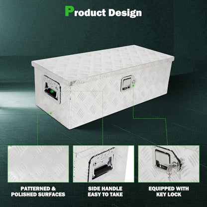 30 Inch Diamond Plate Truck Bed Tool Box