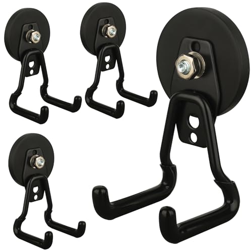 Upgraded Strong Magnetic Hooks Heavy Duty (4 Count)