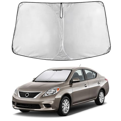 Windshield Sunshade Compatible for Nissan Versa 2012