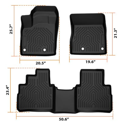 TPE Floor Mats Fit Nissan Rogue 2021