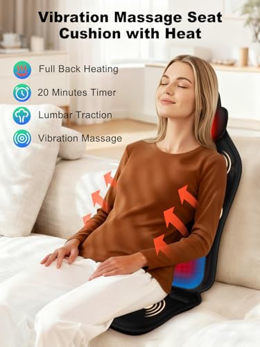 Vibration Massage Seat Cushion with Heat