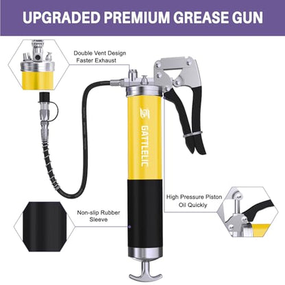 8000 PSI Heavy Duty Grease Gun Kit