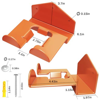 Weedeater Hanger Wall Mount Garage Organizer Trimmer Rack for Garage Wall (2 Count)