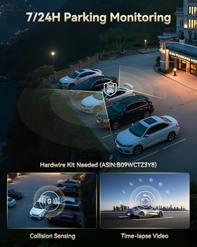 F77 4K+4K Dual Dash Cam for Cars
