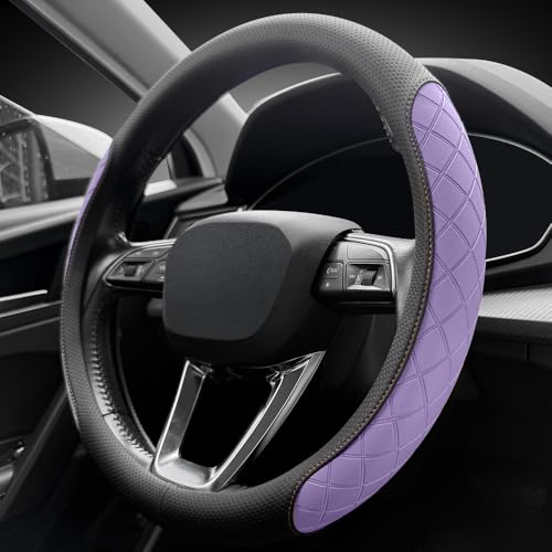 Nappa leather steering wheel cover