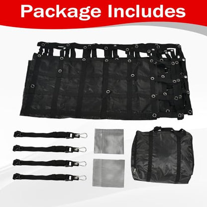 105" x 120" Truck Bed Cargo Net with 1500LBS Capacity