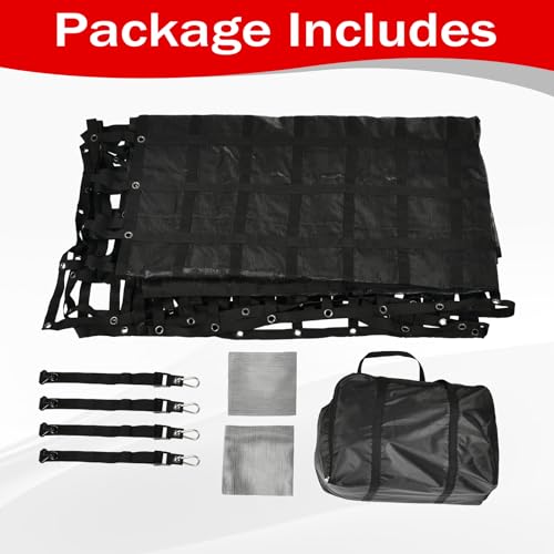 126" x 222" Truck Bed Cargo Net with 1500LBS Capacity