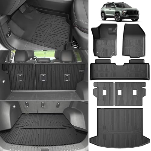 Floor & Trunk & Backrest Mats for 2025+ Chevy Equinox (3 Count)