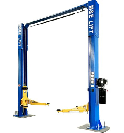 ME 11000lbs Lifting Capacity 2 Post Car Lift 2 Post Lift Car Lift Clear Floor Design for Trucks
