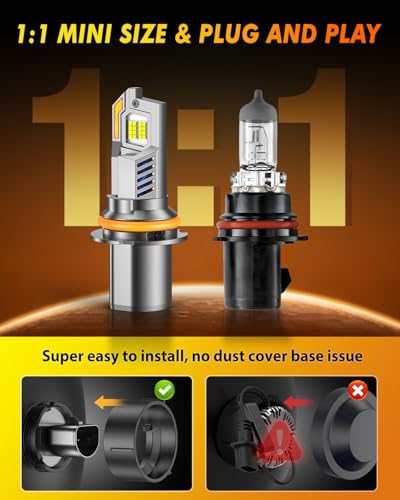9004 HB1 Bulbs Hi