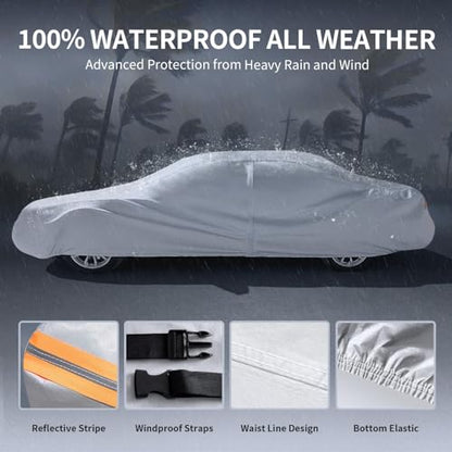 Multi Layer Sedan Car Cover Custom Fit for Cadillac DeVille