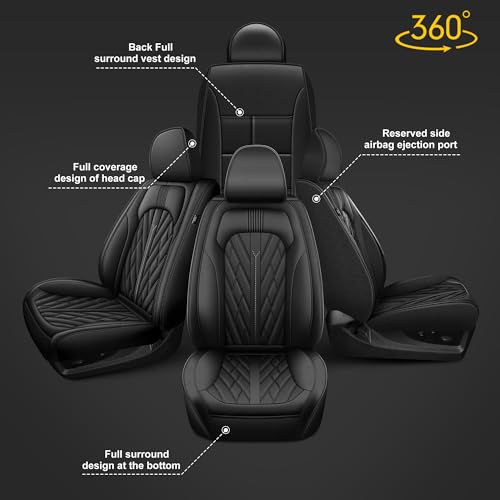 Custom Fit for Ford Ranger Seat Covers 2026 2025 (5 Count)