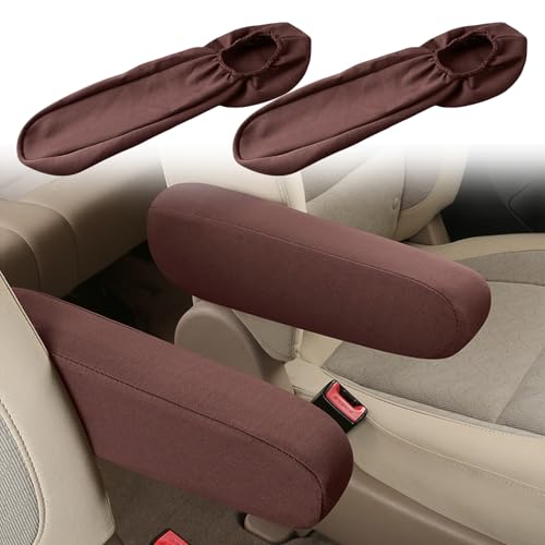 2PC Car Front Seat Armrest Covers