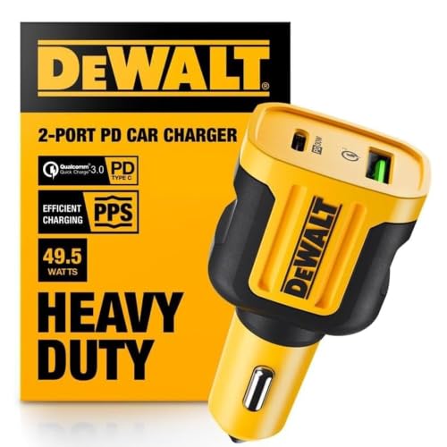 Heavy Duty USB + USB C Car Charger Adapter