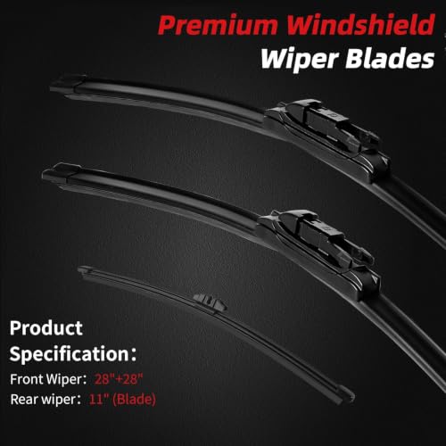 28"+28"+11" Windshield Wiper Blade Replacement for Ford Escape 2013