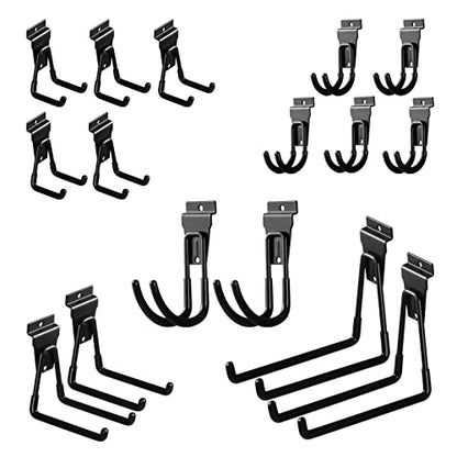 16 Pack Slatwall Hooks